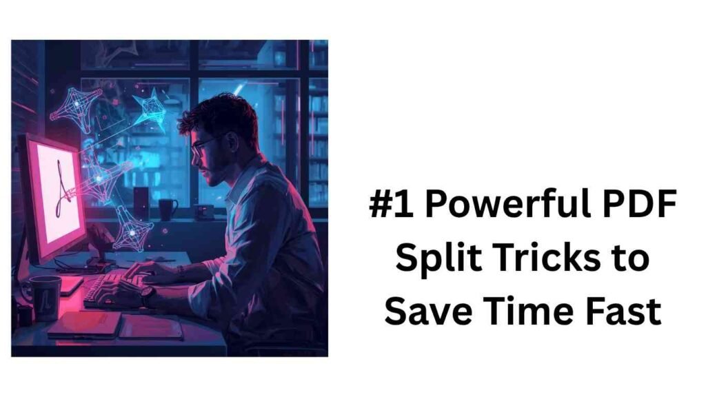 #1 Powerful PDF Split Tricks to Save Time Fast