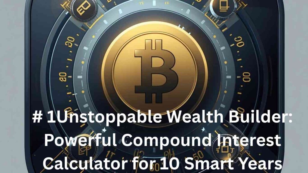 # 1Unstoppable Wealth Builder: Powerful Compound Interest Calculator for 10 Smart Years