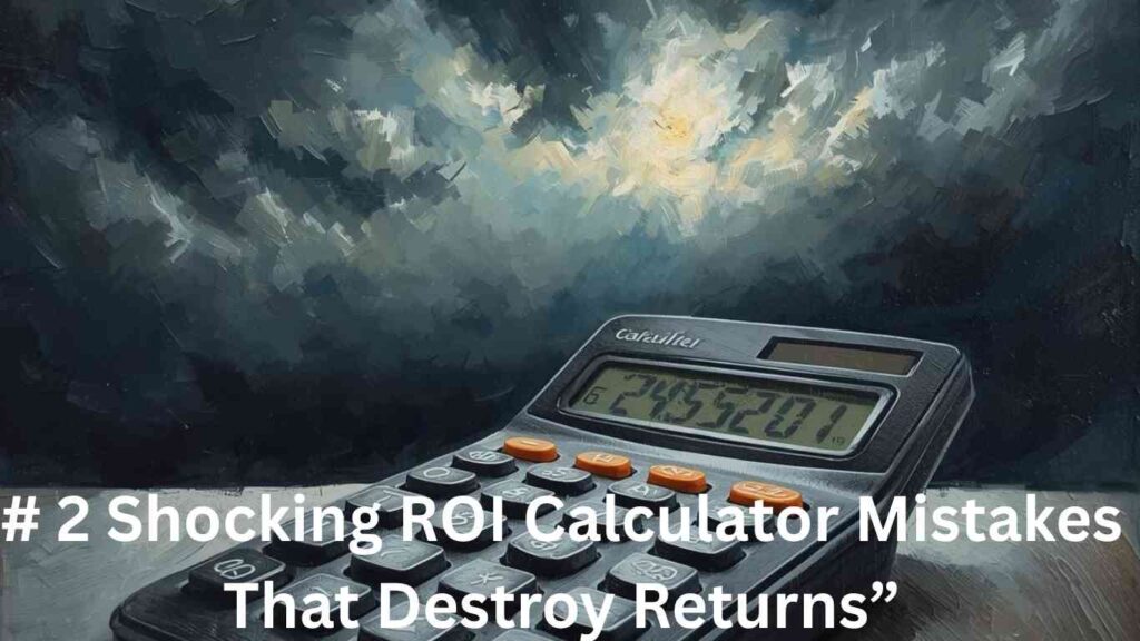 # 2 Shocking ROI Calculator Mistakes That Destroy Returns”