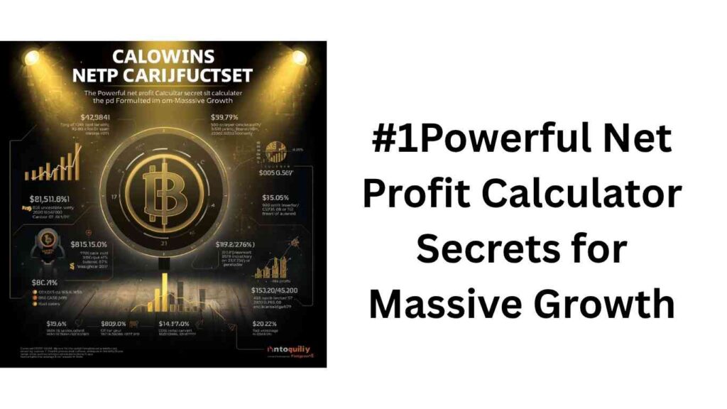 #1Powerful Net Profit Calculator Secrets for Massive Growth