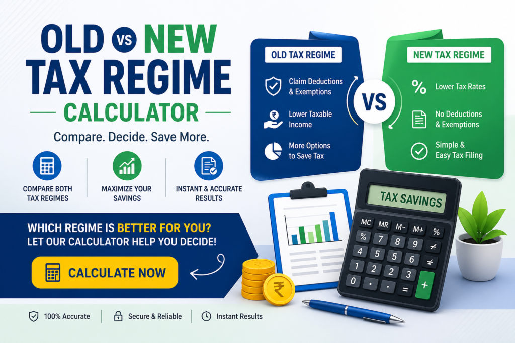 Old vs New Tax Regime Calculator