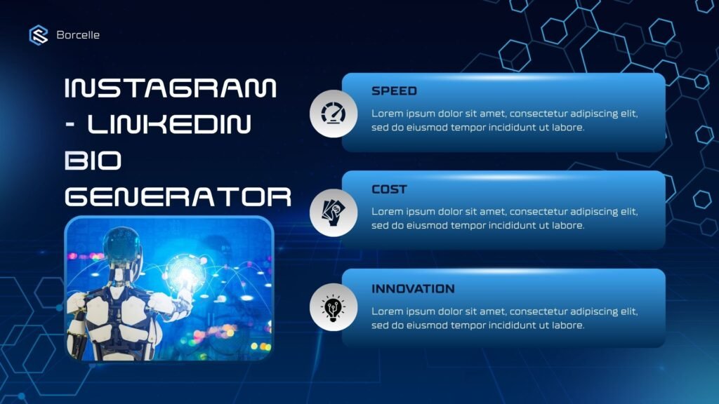 Instagram - LinkedIn Bio Generator