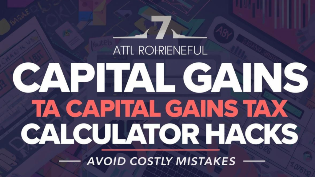 **“7 Powerful Capital Gains Tax Calculator Hacks: Avoid Costly Mistakes”**
