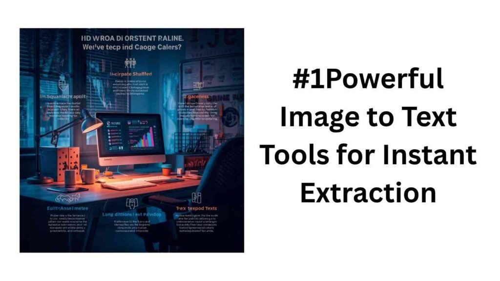 #1Powerful Image to Text Tools for Instant Extraction