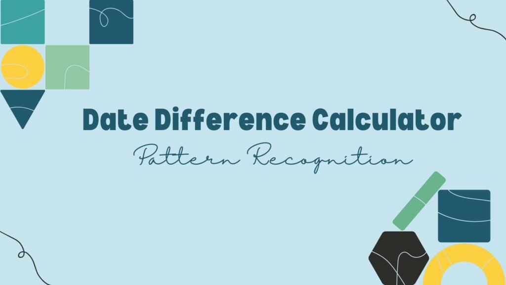 Date Difference Calculator